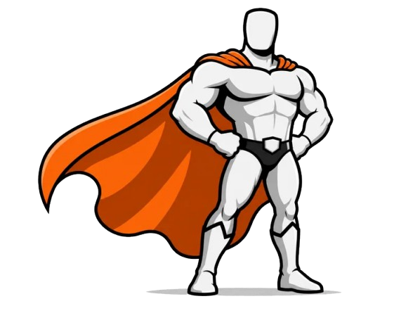Orange motion character representing purposeful interaction