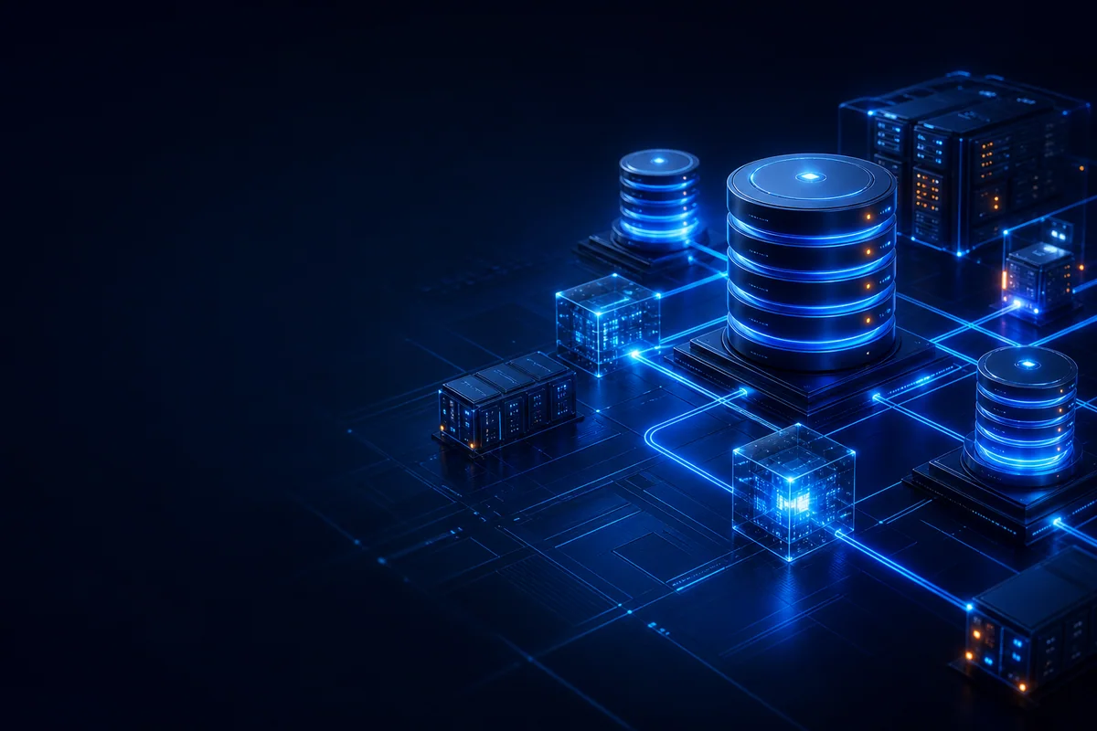 Premium visual representing Backend & API Development